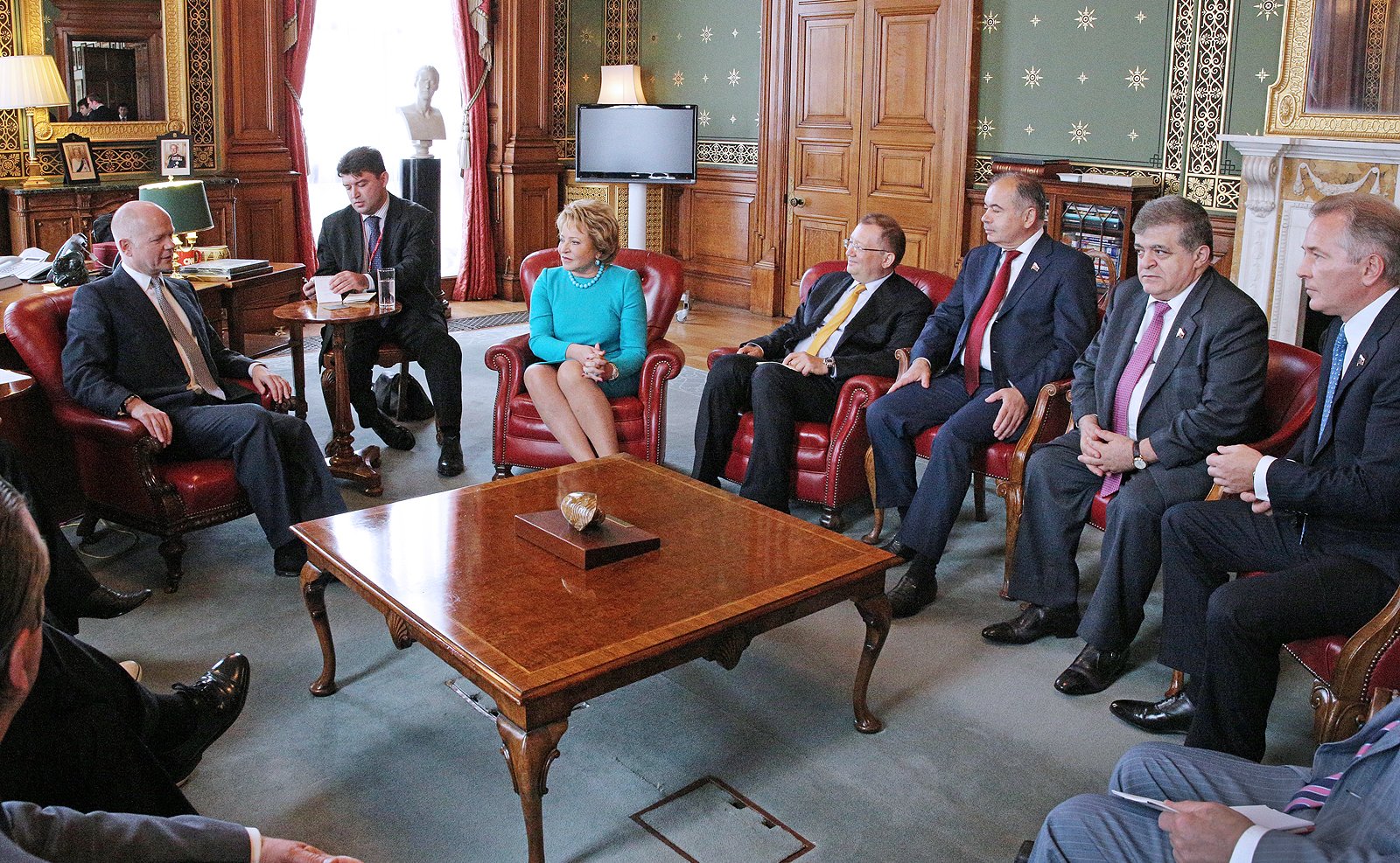 Встреча делегации Совета Федерации во главе с Валентиной Матвиенко с Министром иностранных дел Великобритании Уильямом Хейгом