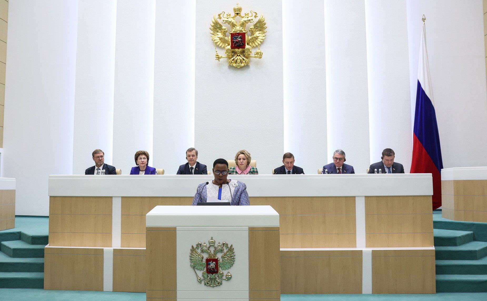 29 марта 2023 года. 542 заседание Совета Федерации. Выступление Председателя Сената Парламента Республики Зимбабве