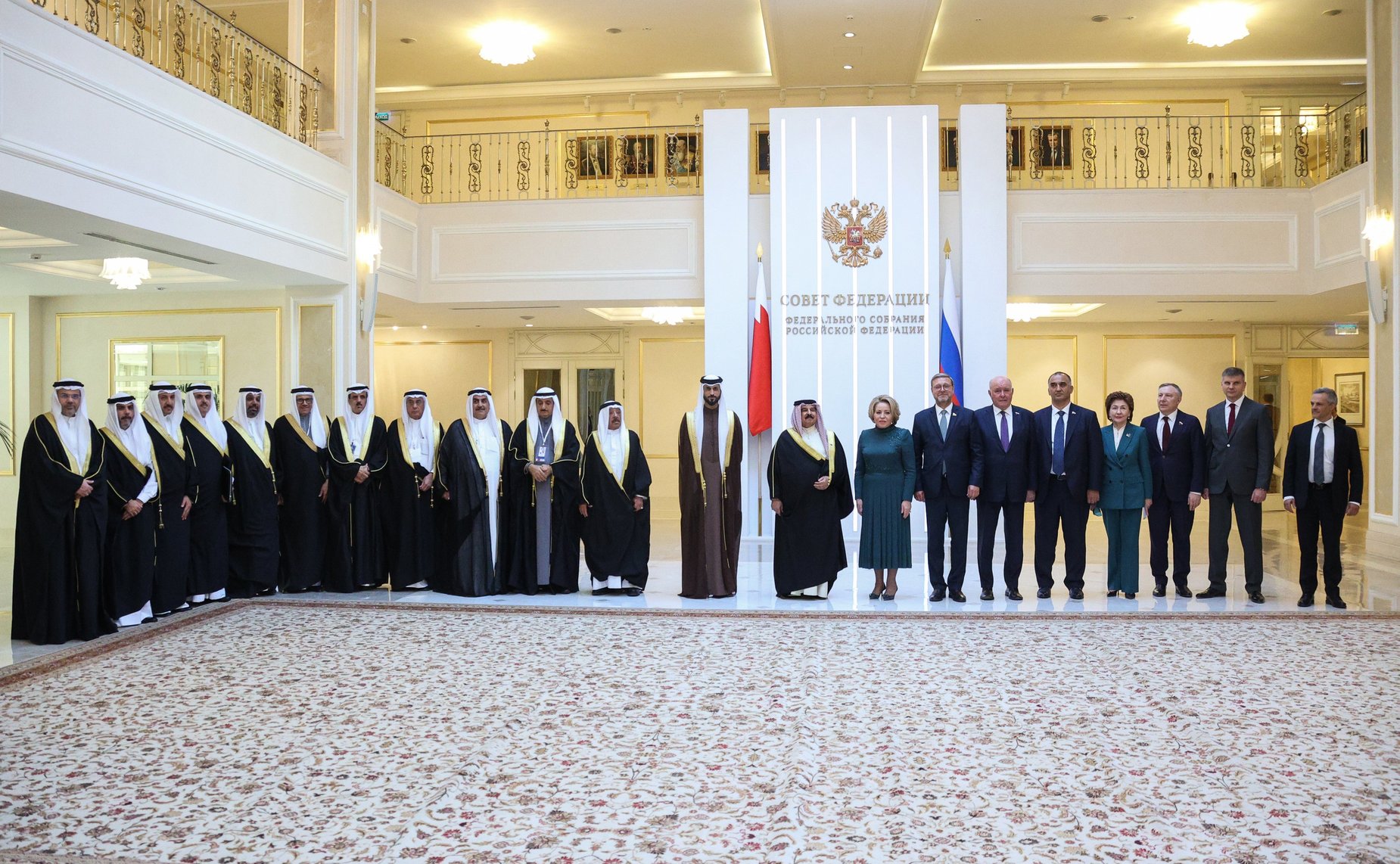 Встреча Председателя Совета Федерации Валентины Матвиенко и Короля Бахрейна Хамада Бен Исы Аль-Халифы