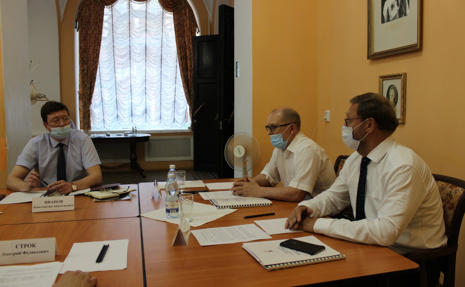 Константин Косачев и члены Правительства Республики Марий Эл приняли участие в совещании по вопросам проведения комплексного обследования и реставрационных работ замка Шереметева