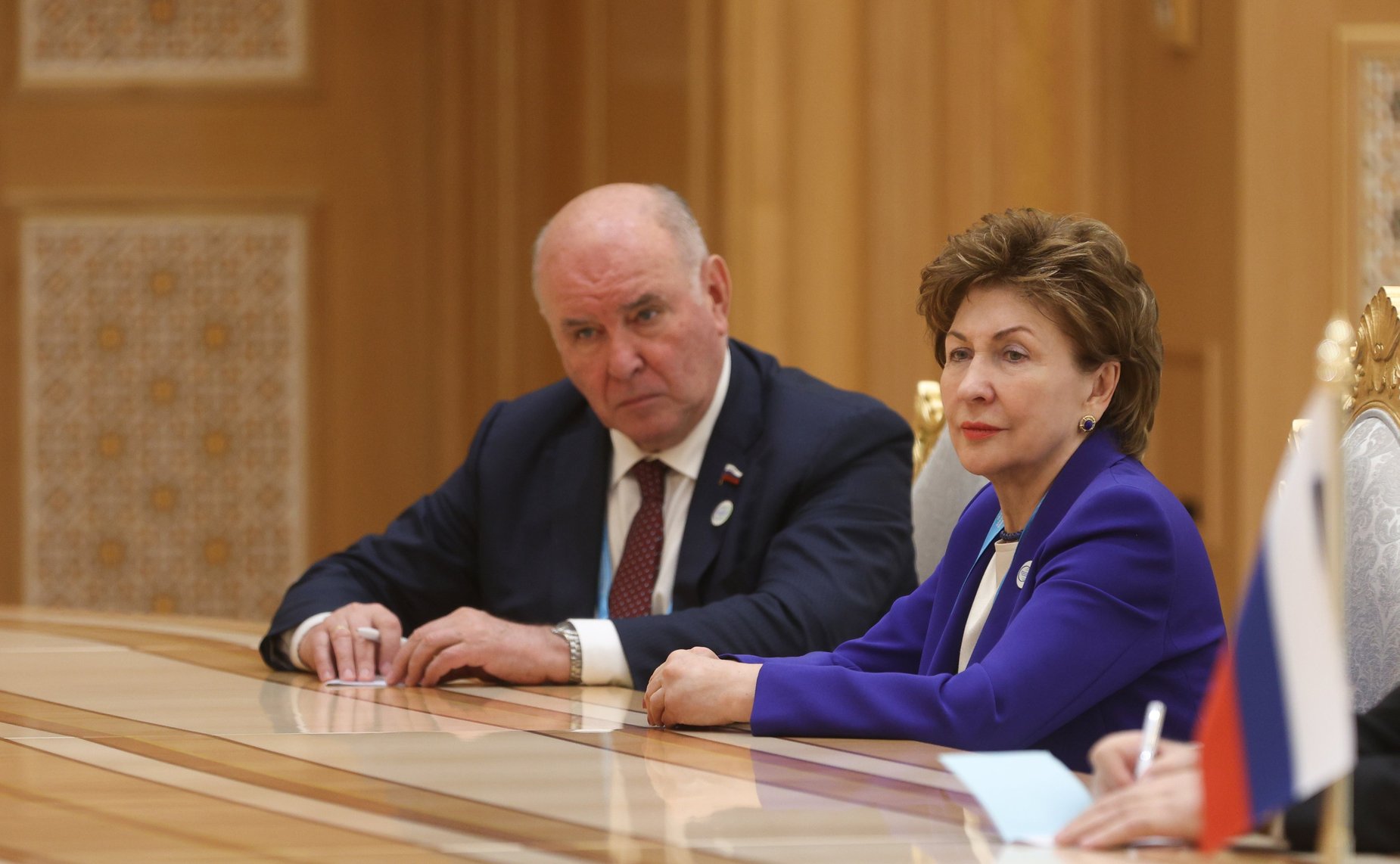 Встреча Председателя Совета Федерации Валентины Матвиенко с Председателем Халк Маслахаты Милли Генгеша Туркменистана Гурбангулы Бердымухамедовы