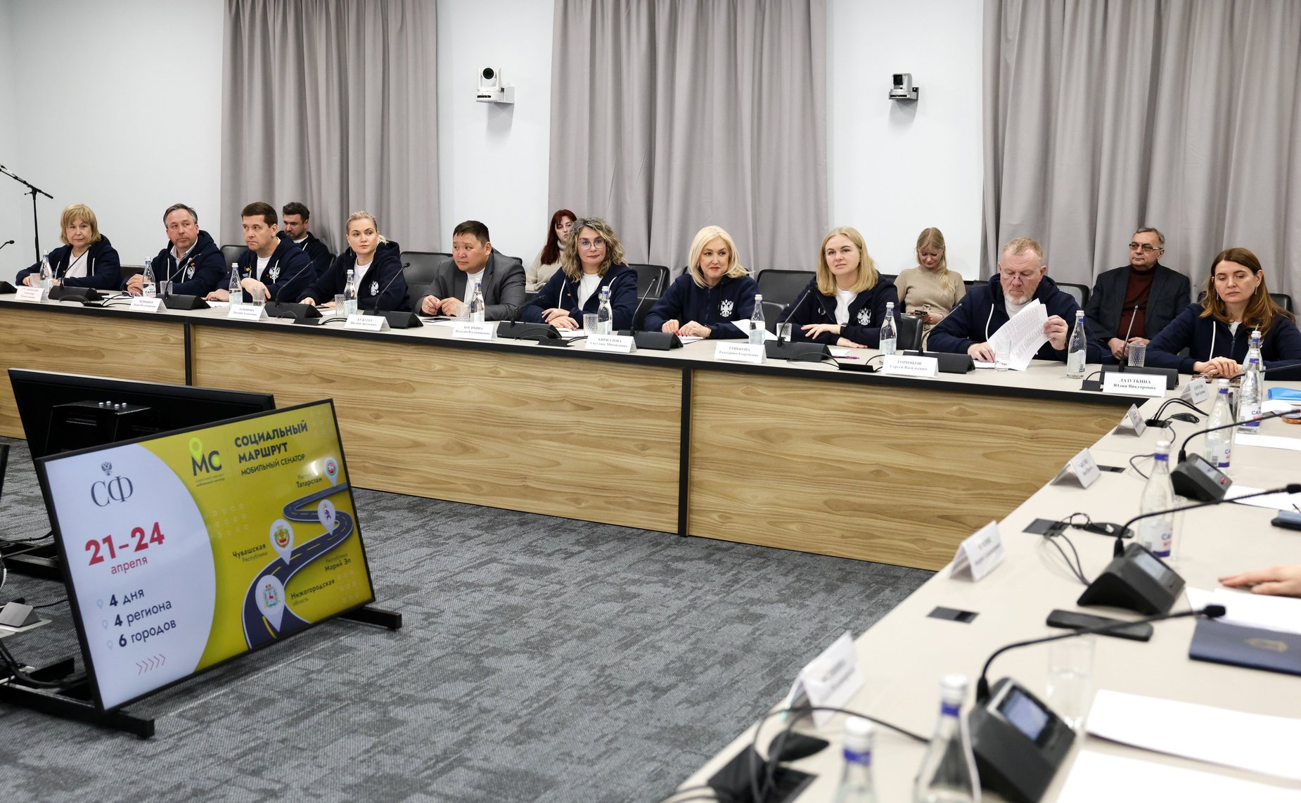 Встреча сенаторов с губернатором Нижегородской области Глебом Никитиным