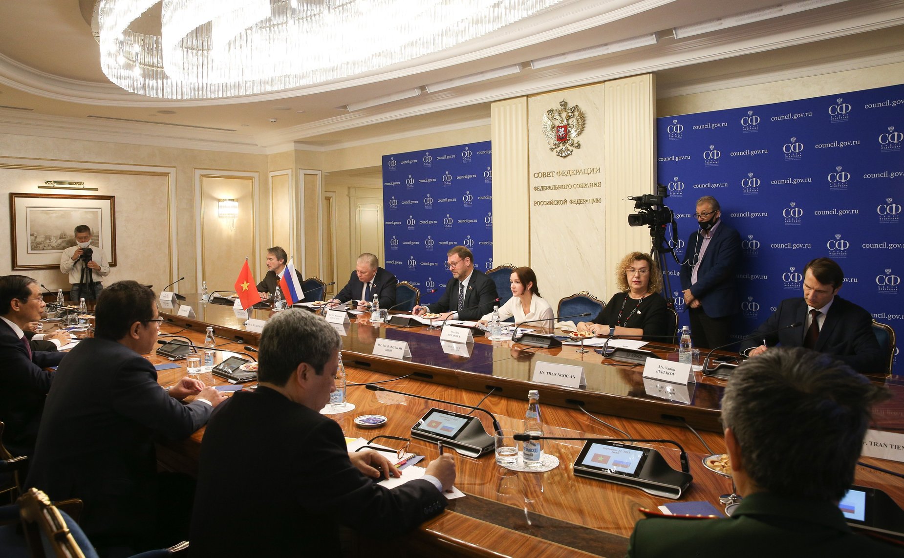 Встреча заместителя Председателя Совета Федерации Константина Косачева с Министром иностранных дел Социалистической Республики Вьетнам Буй Тхань Шоном