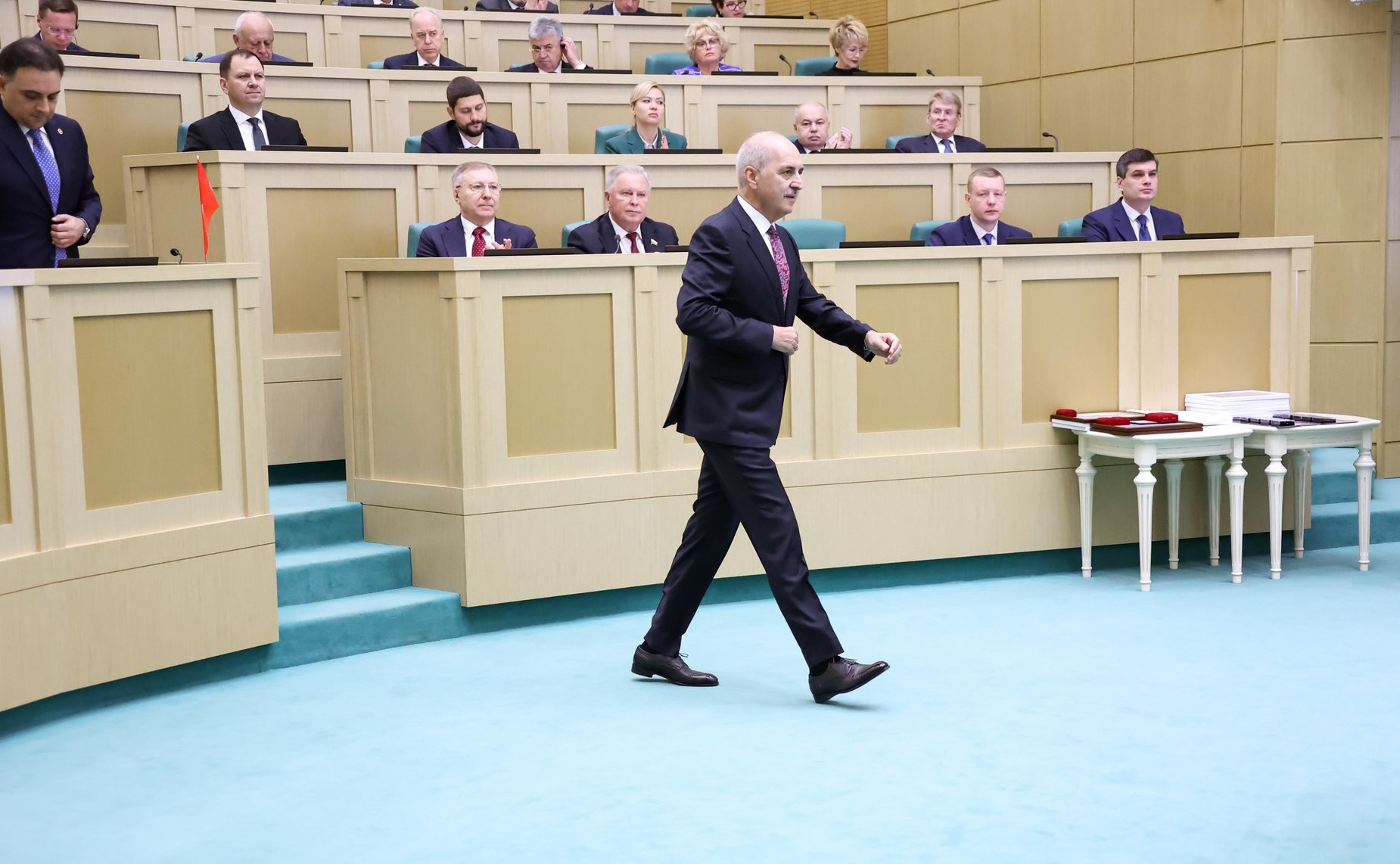 Председатель Великого национального собрания Турции Нуман Куртулмуш