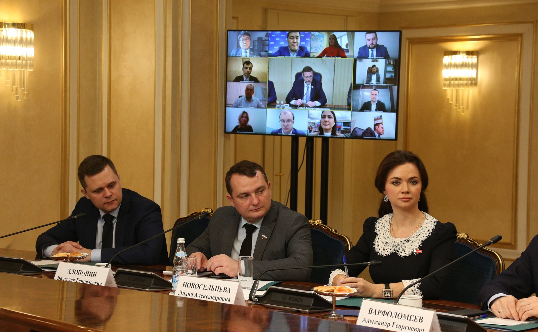 Встреча заместителя Председателя СФ Константина Косачева с членами Палаты молодых законодателей при СФ