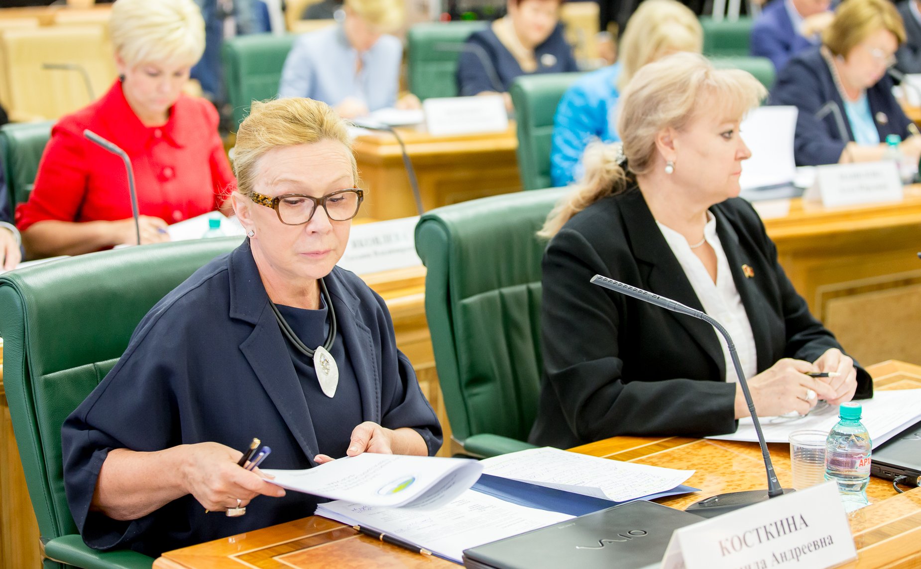 Л. Косткина Заседание Организационного комитета Евразийского женского форума