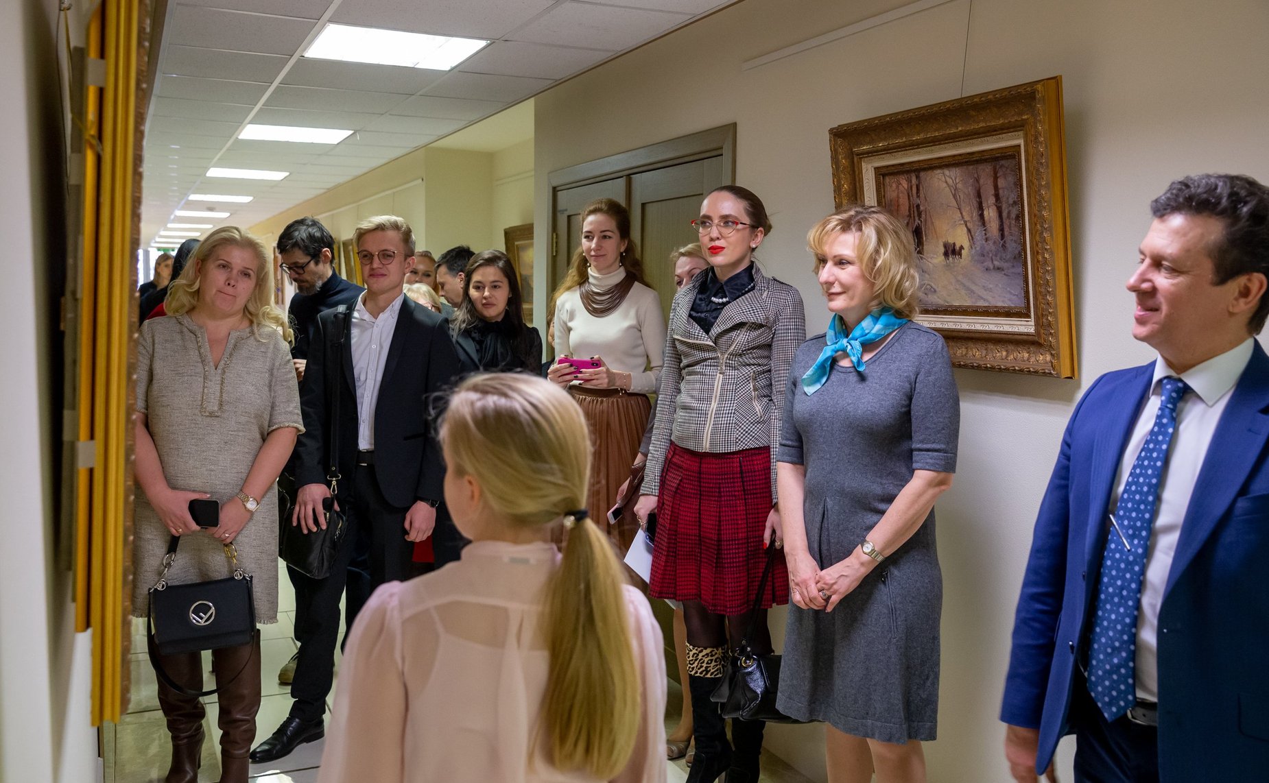 Открытие выставки художника Александра Фомина «Москва — сердце России» в Совете Федерации