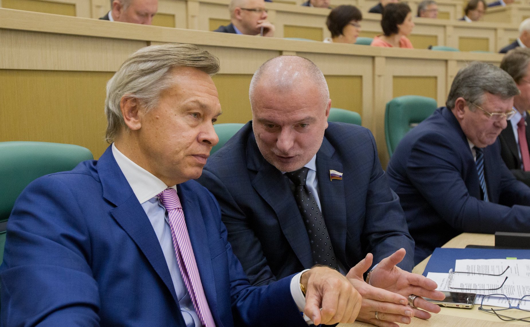 А. Пушков и А. Клишас