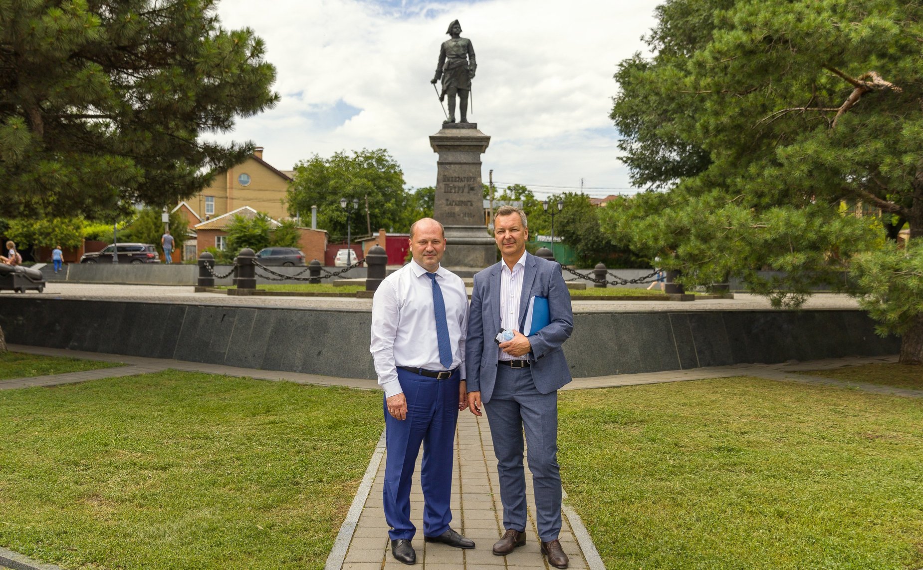 Андрей Яцкин в ходе рабочей поездки в регион посетил город Таганрог