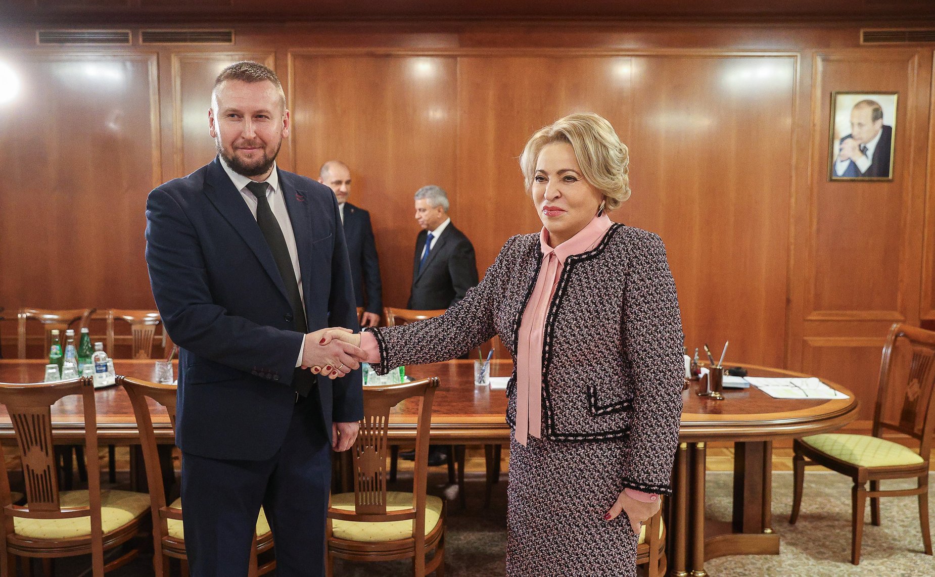 Встреча Председателя СФ Валентины Матвиенко с руководителями законодательных органов воссоединенных субъектов РФ