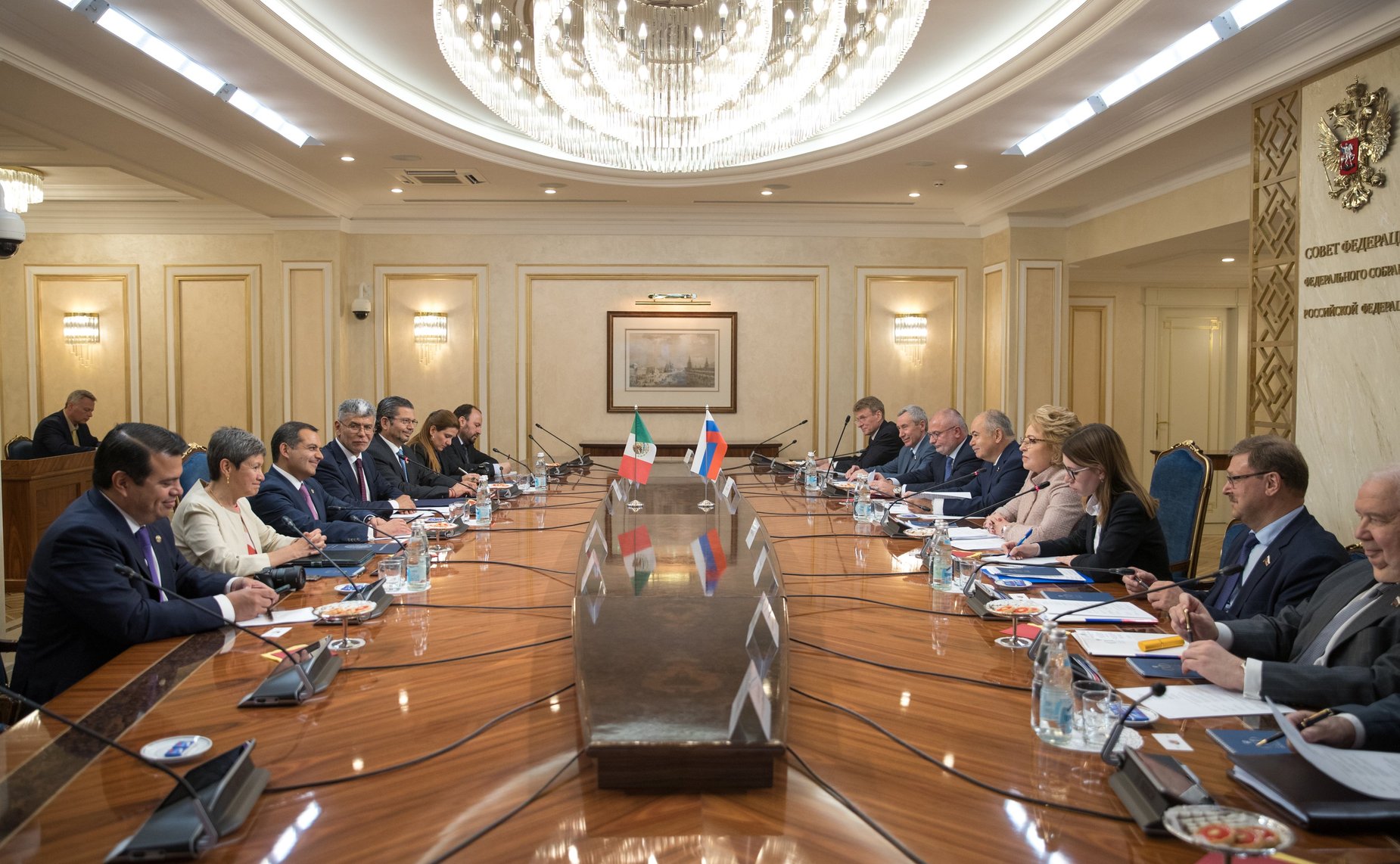 Встреча с Председателем Палаты сенаторов Генерального конгресса Мексики