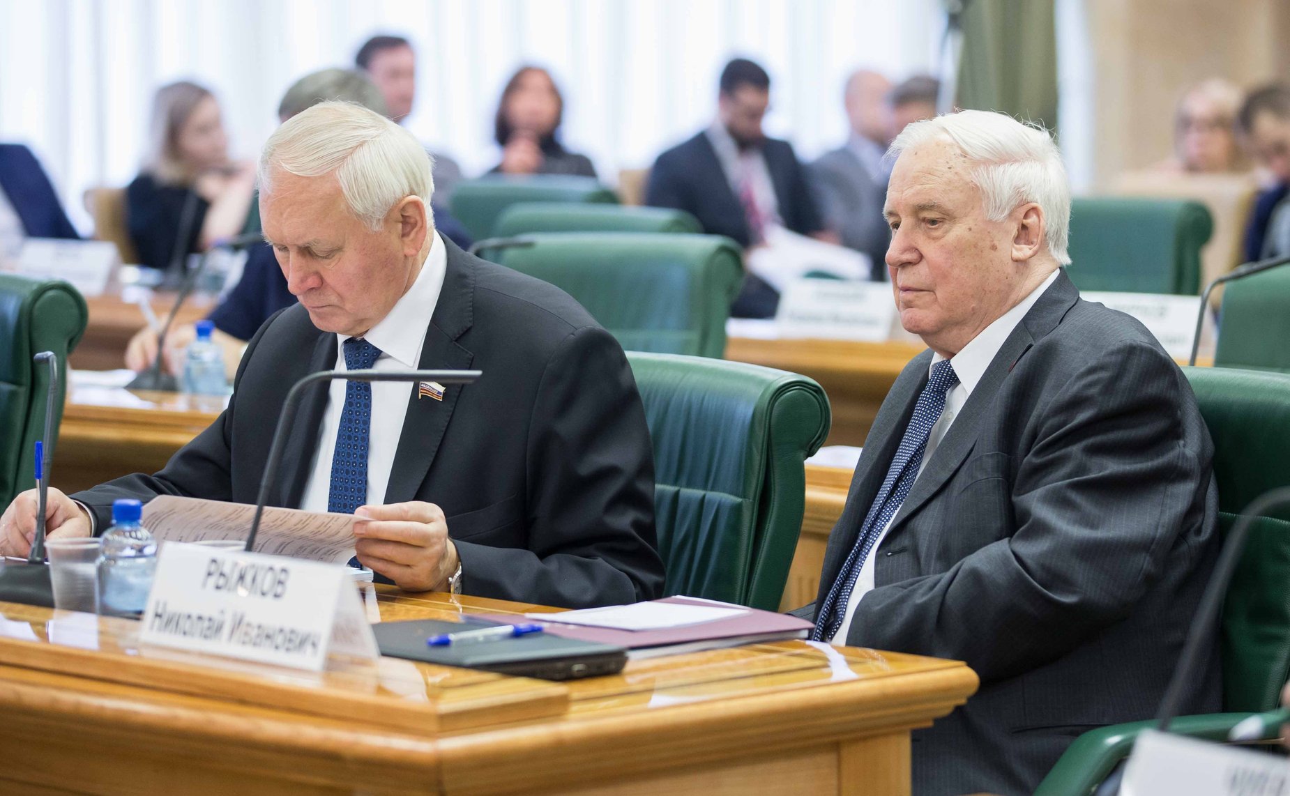 Н. Тихомиров и Н. Рыжков