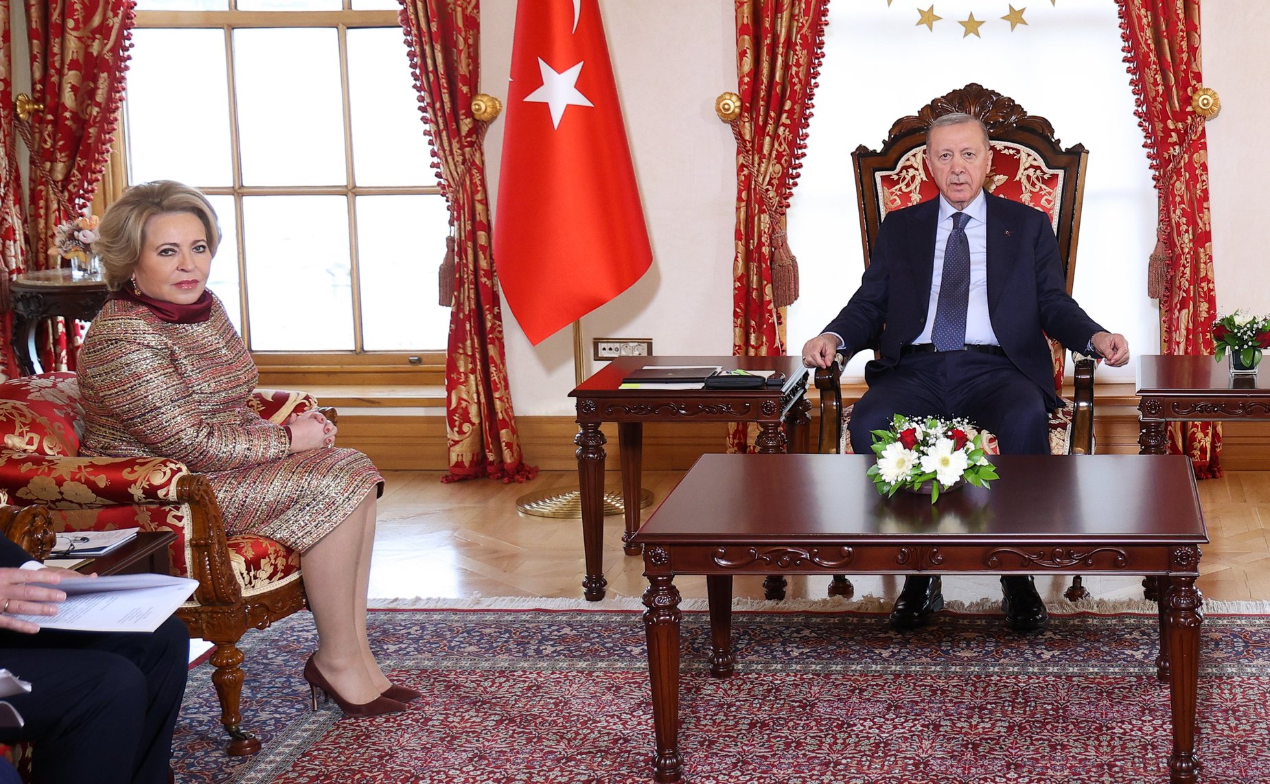 Встреча Председателя Совета Федерации Валентины Матвиенко с Реджепом Эрдоганом