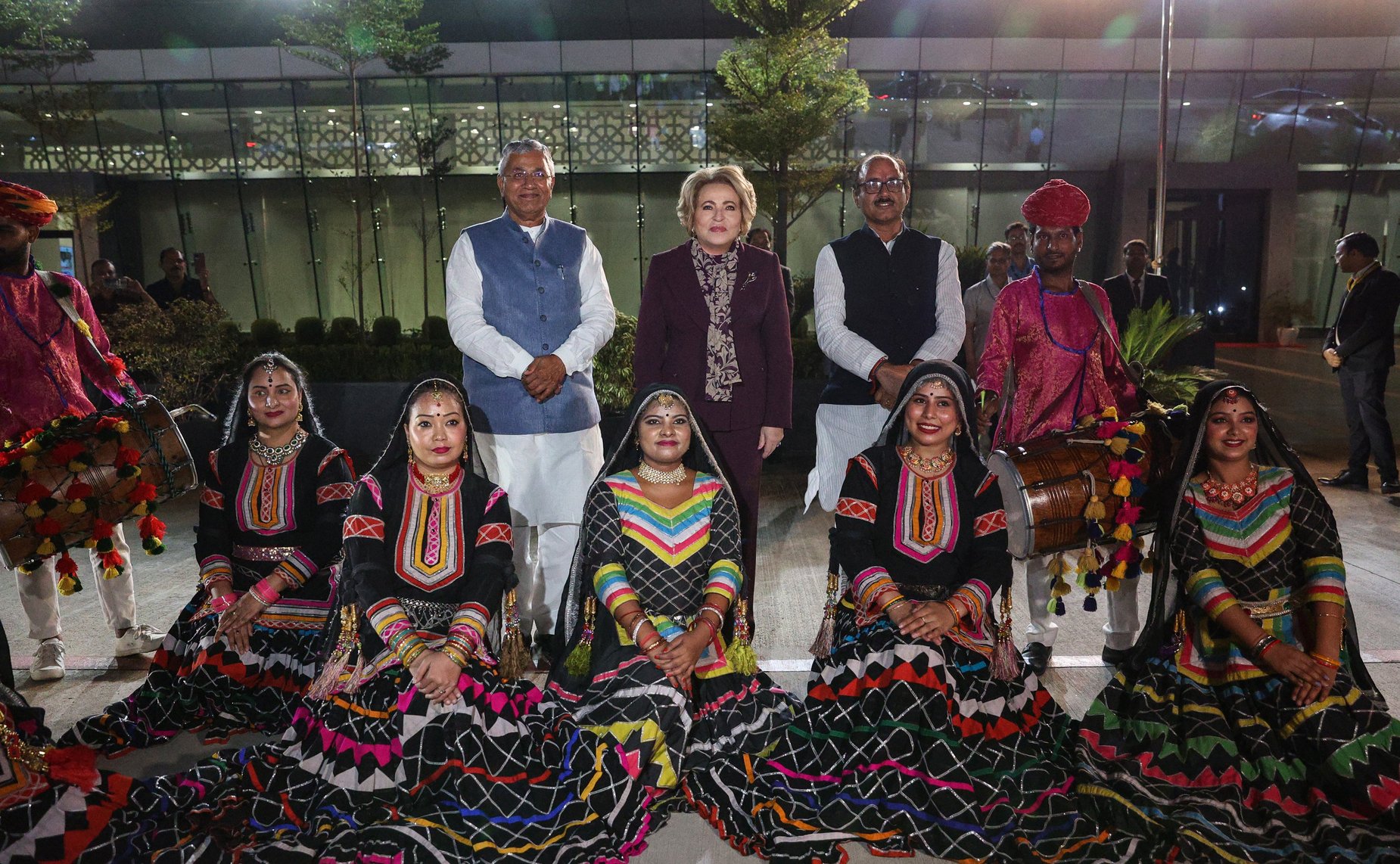 Делегация Федерального Собрания РФ во главе с Председателем Совета Федерации Валентиной Матвиенко прибыла в Индию