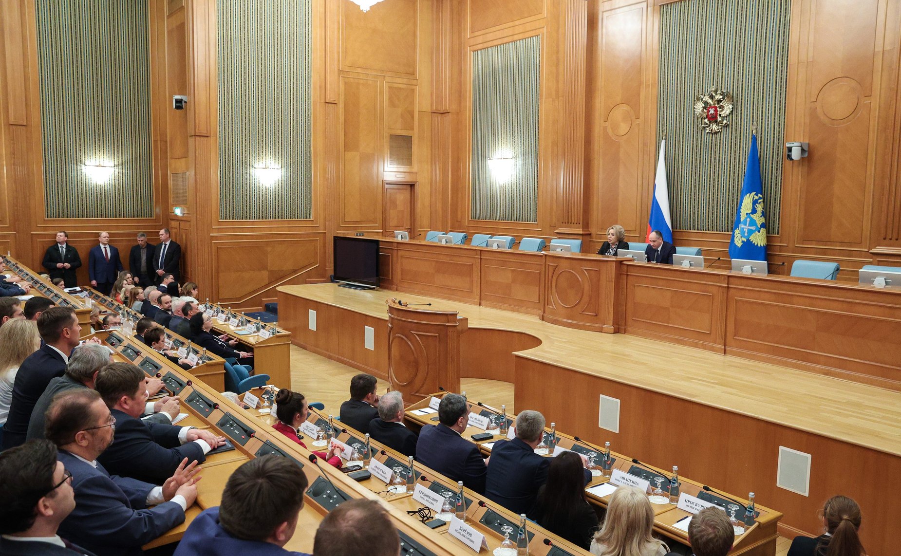 Председатель Совета Федерации Валентина Матвиенко выступила в Счетной палате (СП) РФ
