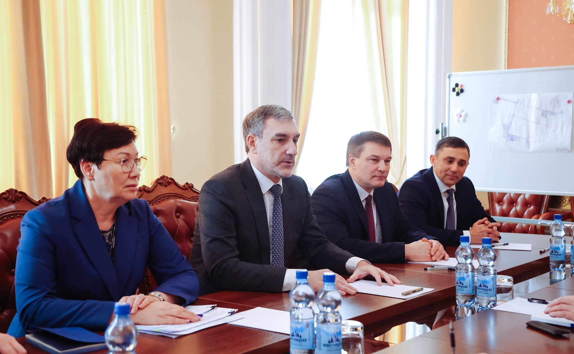 Встреча сенаторов Российской Федерации с губернатором Амурской области Василием Орловым