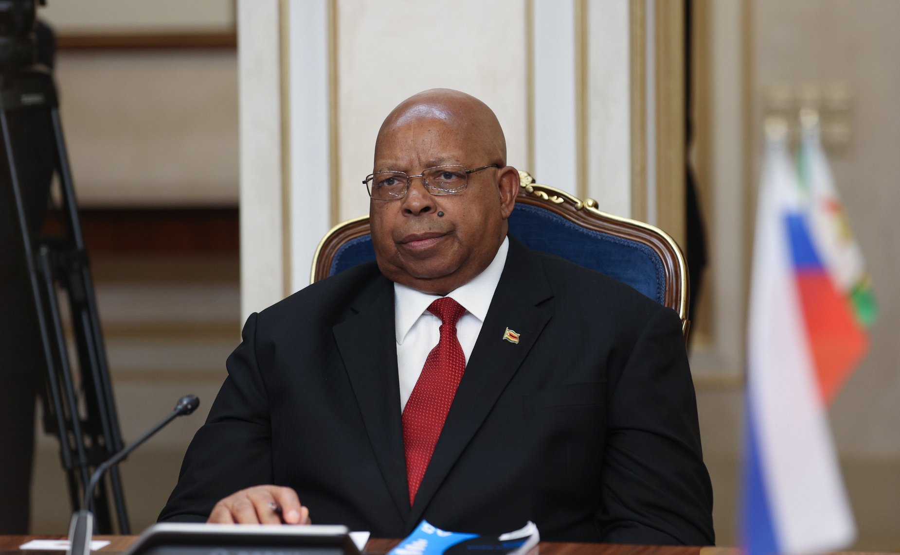 Встреча Председателя Совета Федерации Валентины Матвиенко с Председателем Национального собрания Парламента Республики Зимбабве Джейкобом Мудендой