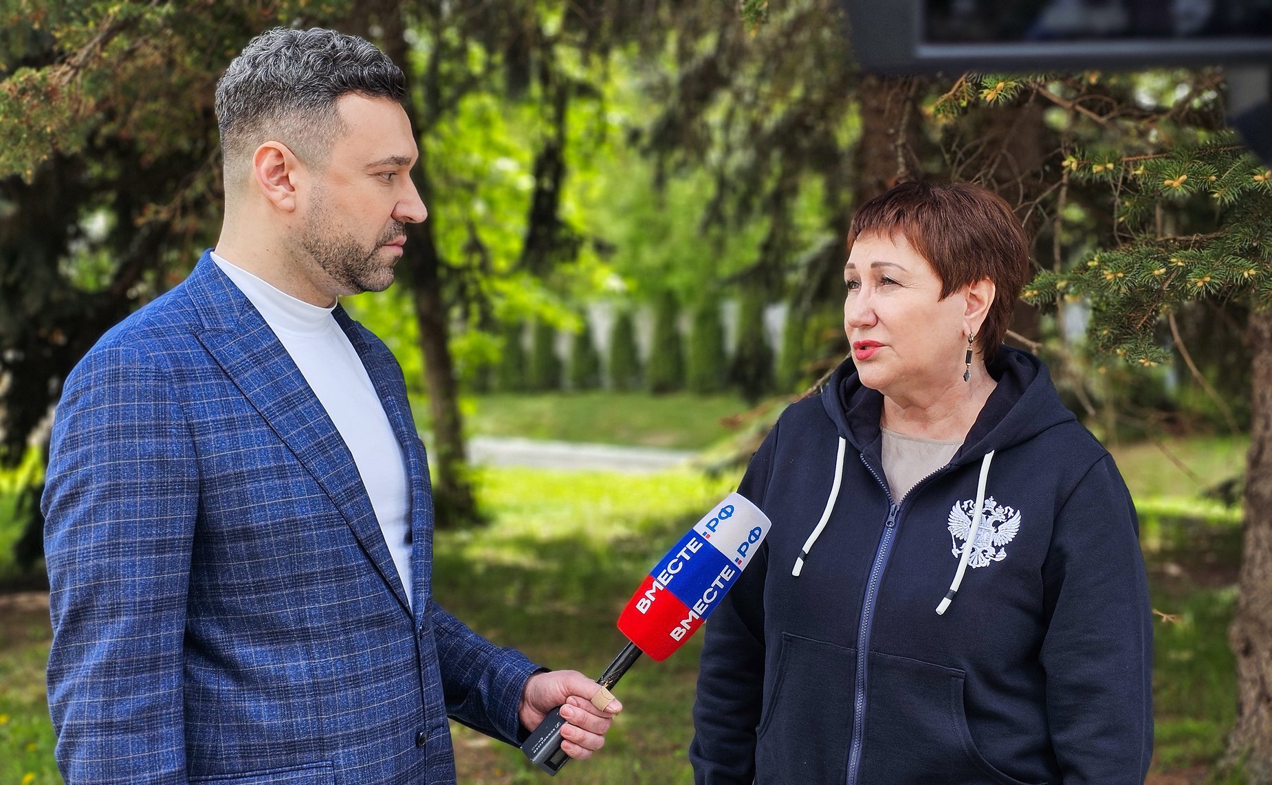 Пресс-подход Елены Перминовой по итогам посещения Калужской области в рамках проекта СФ «Социальный маршрут. Мобильный сенатор»