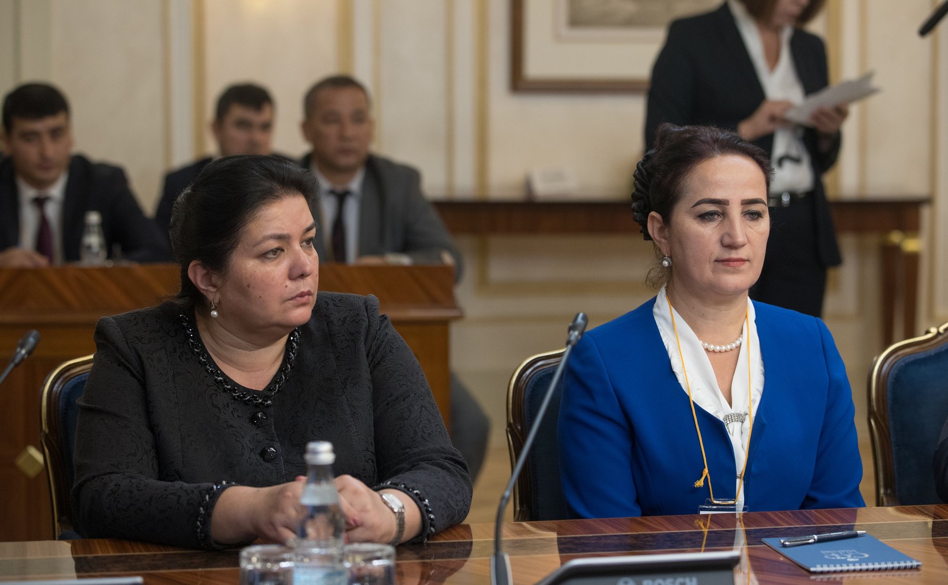 Встреча В. Матвиенко с Председателем Маджлиси мили Маджлиси Оли Республики Таджикистан М. Убайдуллоевым