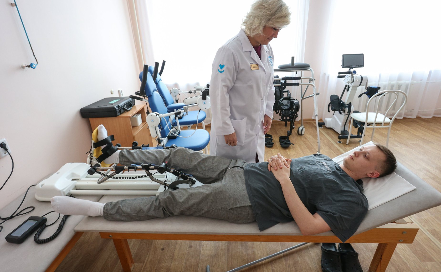 Рабочий визит заместителя Председателя Совета Федерации Инны Святенко в Алтайский край. Клинический лечебно-реабилитационный центр «Территория здоровья»