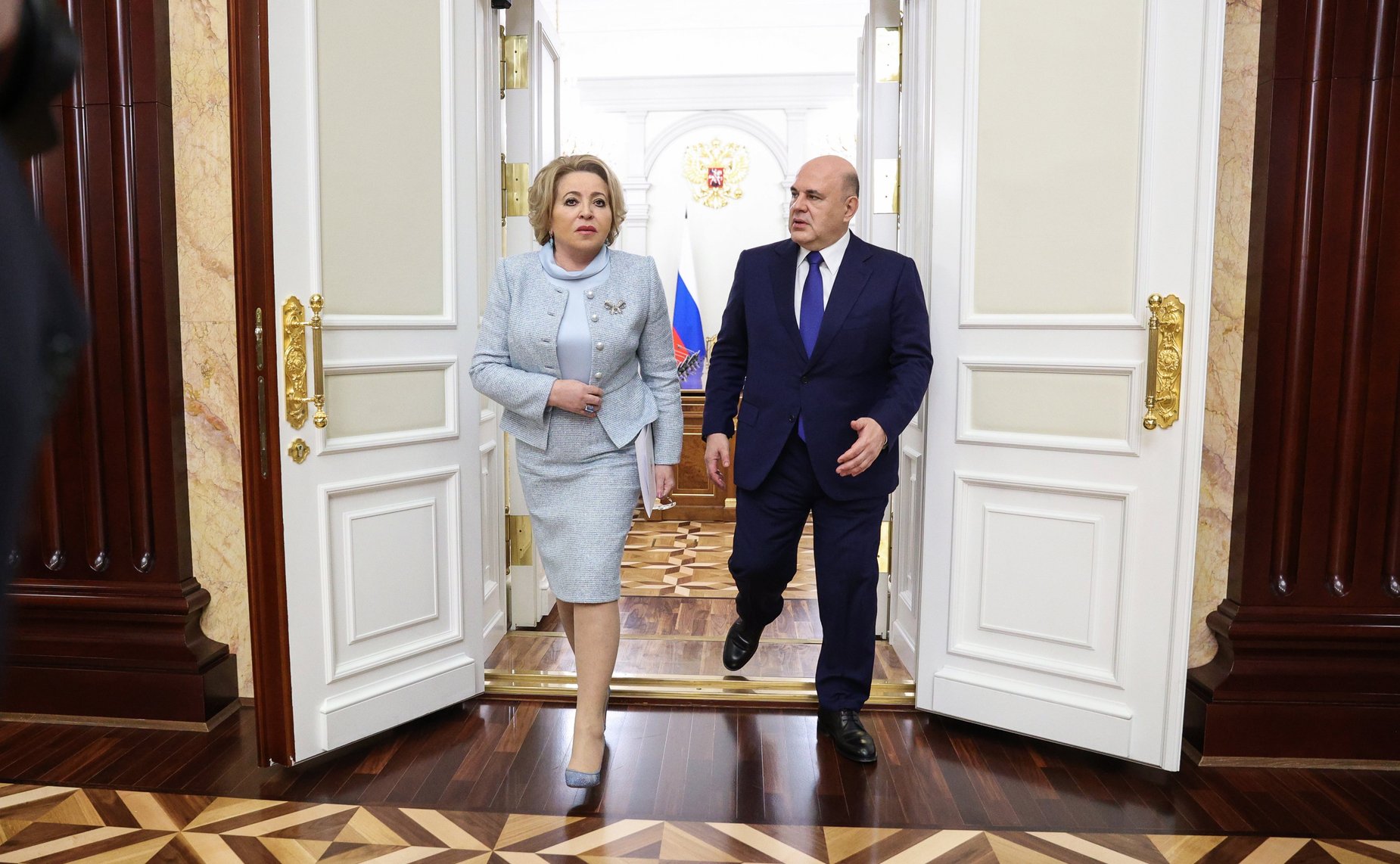 Встреча Председателя Правительства РФ Михаила Мишустина с членами Совета палаты Совета Федерации