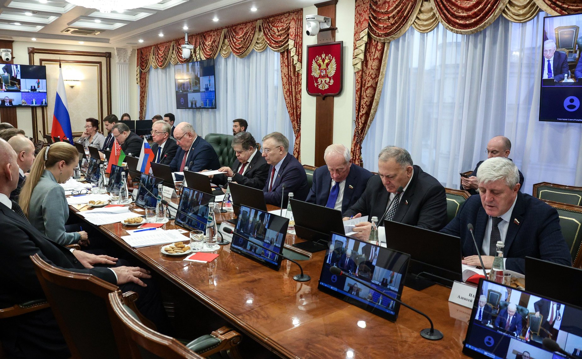 Совместное заседание Комитета Совета Федерации по международным делам и Постоянной комиссии Совета Республики Национального собрания Республики Беларусь по международным делам и национальной безопасности