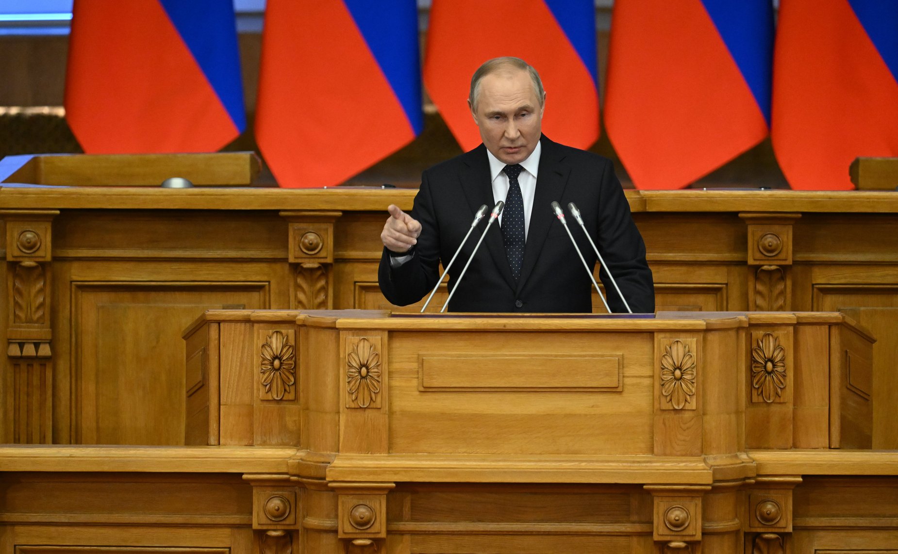 Встреча Президента Российской Федерации Владимира Путина с Советом законодателей Российской Федерации