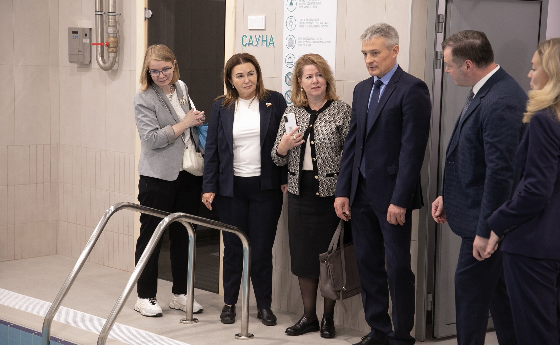 Сенаторы посетили Центр физкультурной и спортивной работы «Олимпия» Тюменского муниципального района