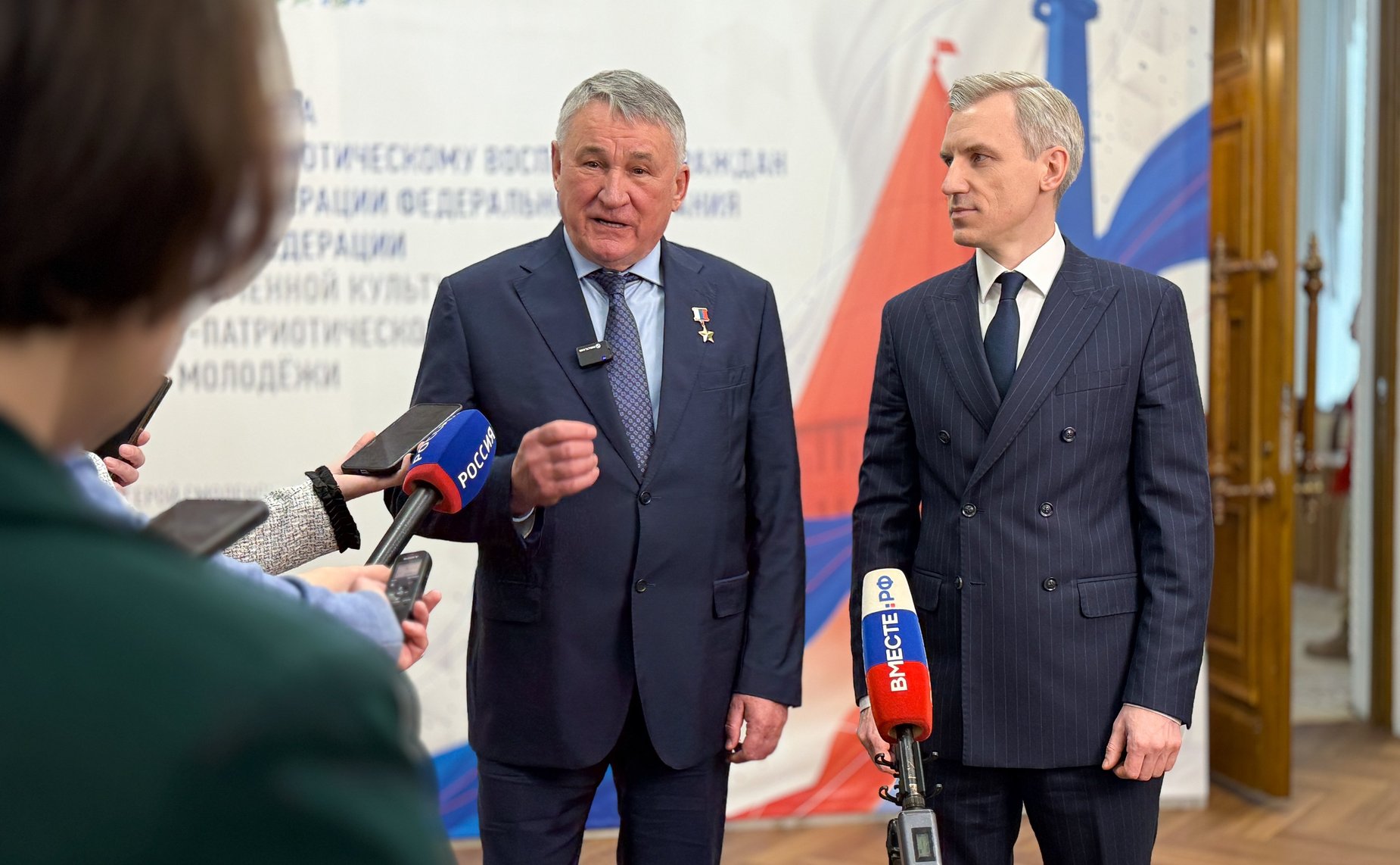 Пресс-подход по итогам выездного заседания Совета по военно-патриотическому воспитанию граждан при Совете Федерации