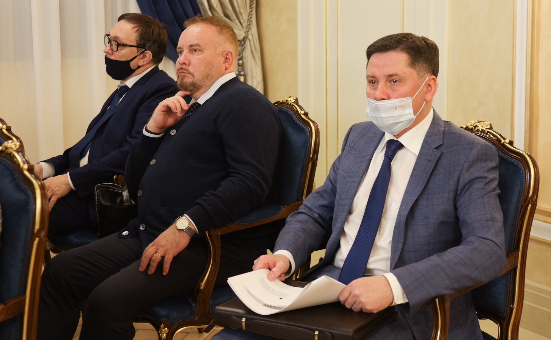 Встреча руководства верхней палаты парламента, Банка России, федеральных органов исполнительной власти и представителей региональных банков