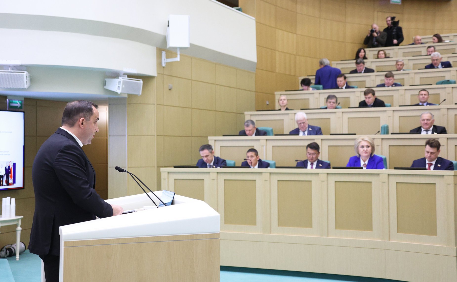 Выступление председателя Тульской областной Думы Андрея Дубровского