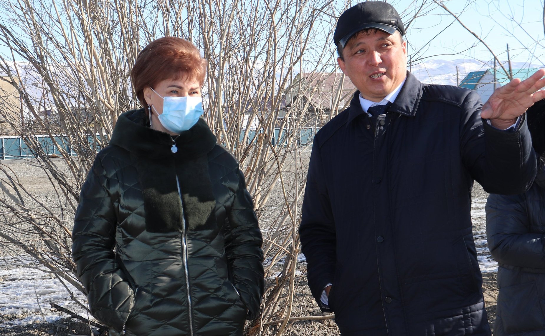 Татьяна Гигель в ходе рабочей поездки в регион побывала на строящемся физкультурно-оздоровительном комплексе открытого типа в Кош-Агачском районе