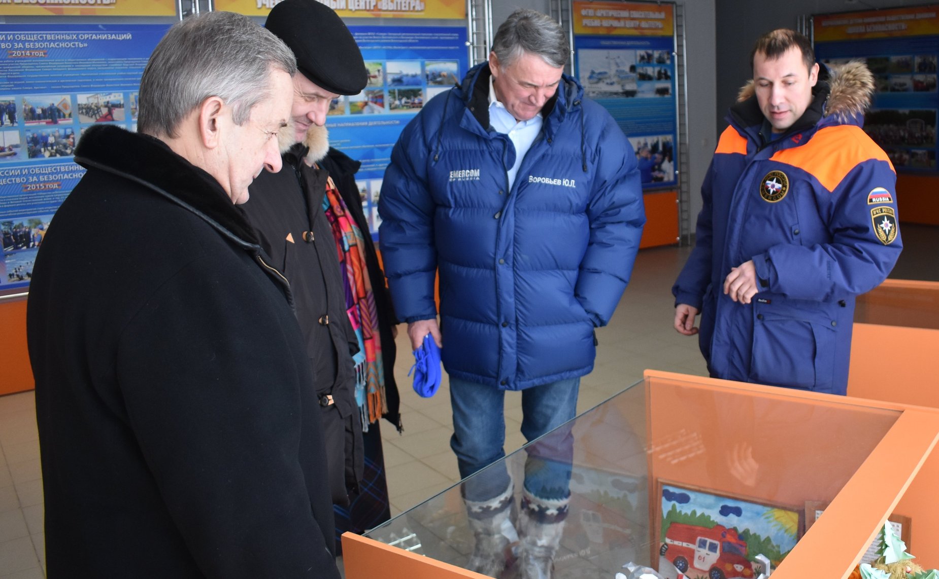 Встреча Ю. Воробьева с курсантами центра «Корабелы Прионежья»