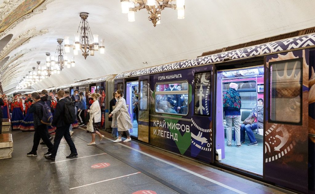 Ольга Епифанова приняла участие в торжественном запуске тематического поезда «Коми-100» в честь 100-летия Республики Коми