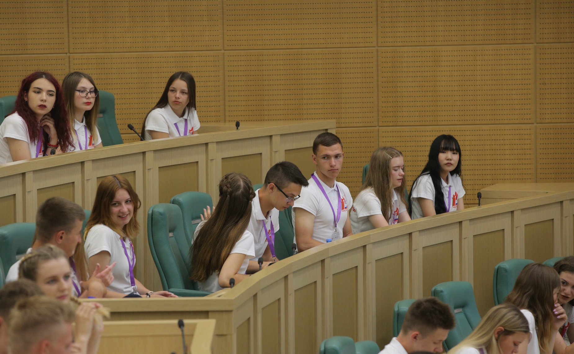 Встреча Председателя СФ Валентины Матвиенко с участниками российско-белорусского военно-патриотического проекта «Поезд Памяти»