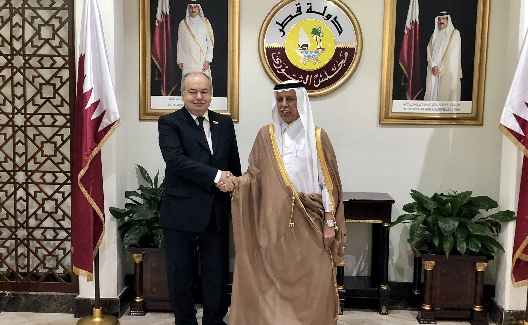 Рабочий визит делегации Совета Федерации во главе с заместителем Председателя СФ Ильясом Умахановым в Государство Катар