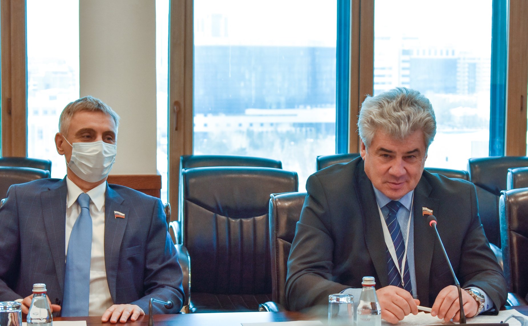 Встреча делегации Совета Федерации с Председателем ЦИК Республики Казахстан Бериком Имашевым