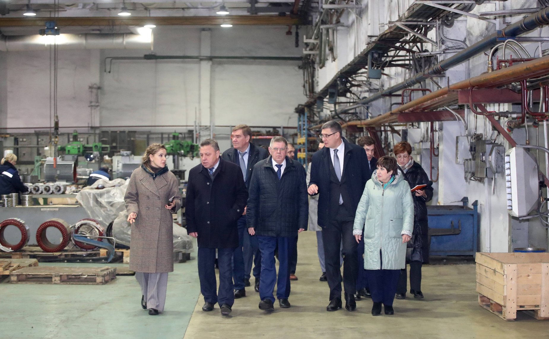 В ходе поездки сенаторы посетили Владимирский электромоторный завод