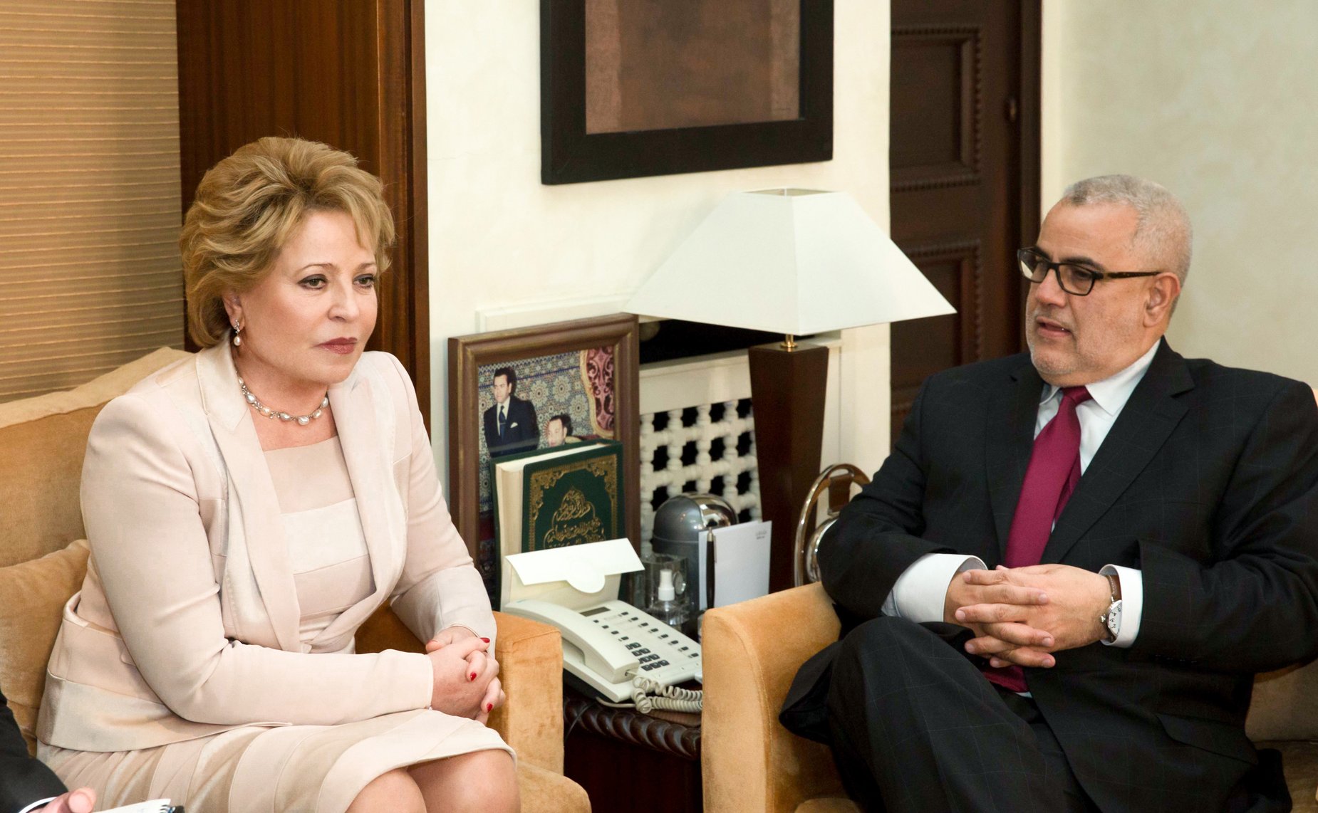 В. Матвиенко и премьер-министр Марокко