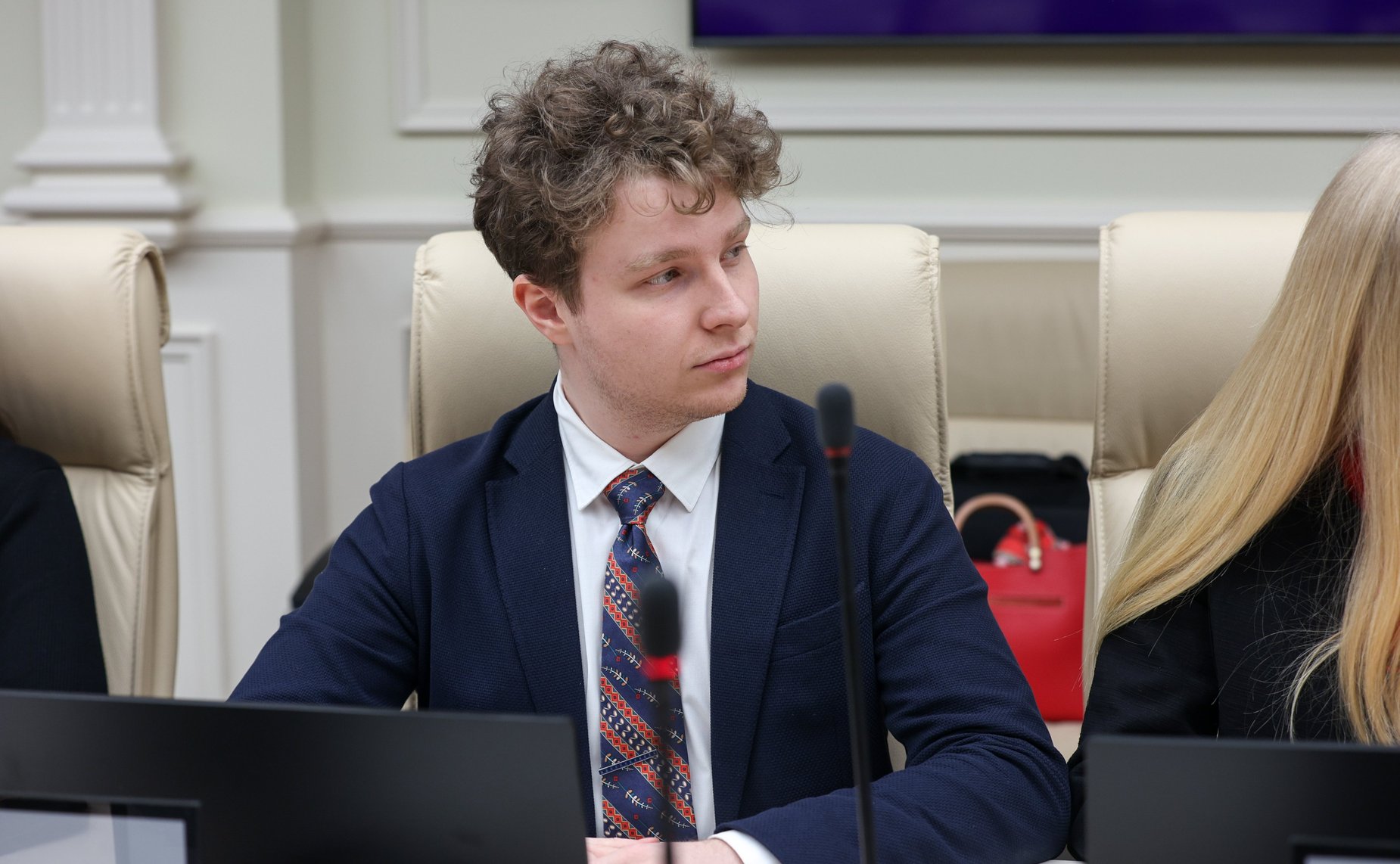 Встреча председателя Комитета Совета Федерации по международным делам Григория Карасина со студентами юридического факультета МГУ им. Ломоносова