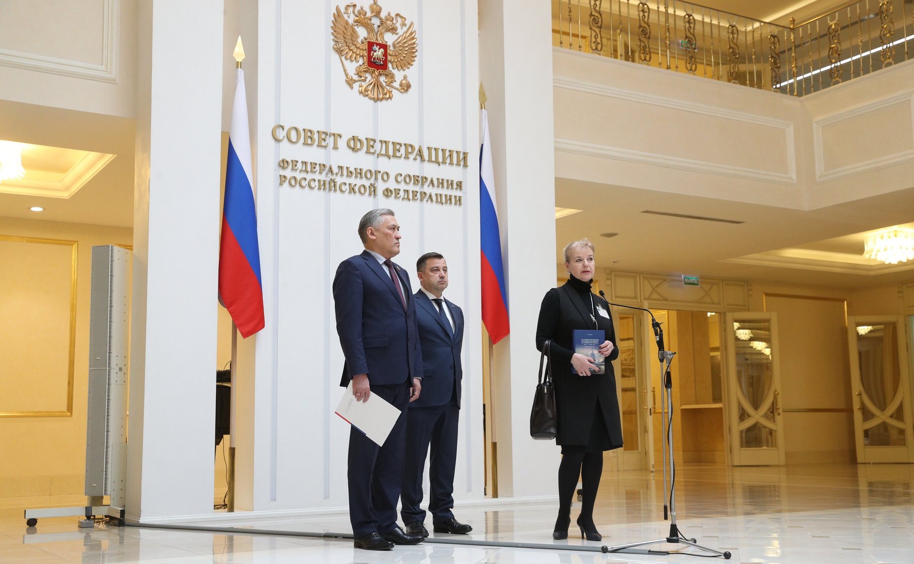 Открытие в Совете Федерации выставки «180 миль до Ленинграда: История Таллинского прорыва на современной морской карте»