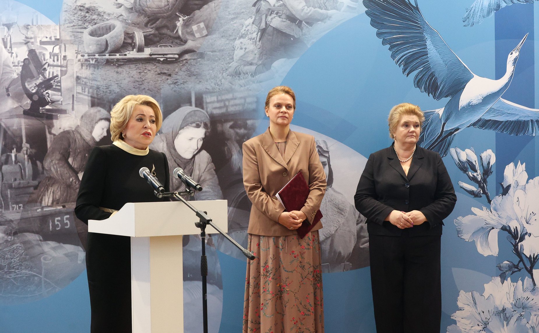 Торжественная церемония открытия выставки «Территория памяти и славы женского Подвига»