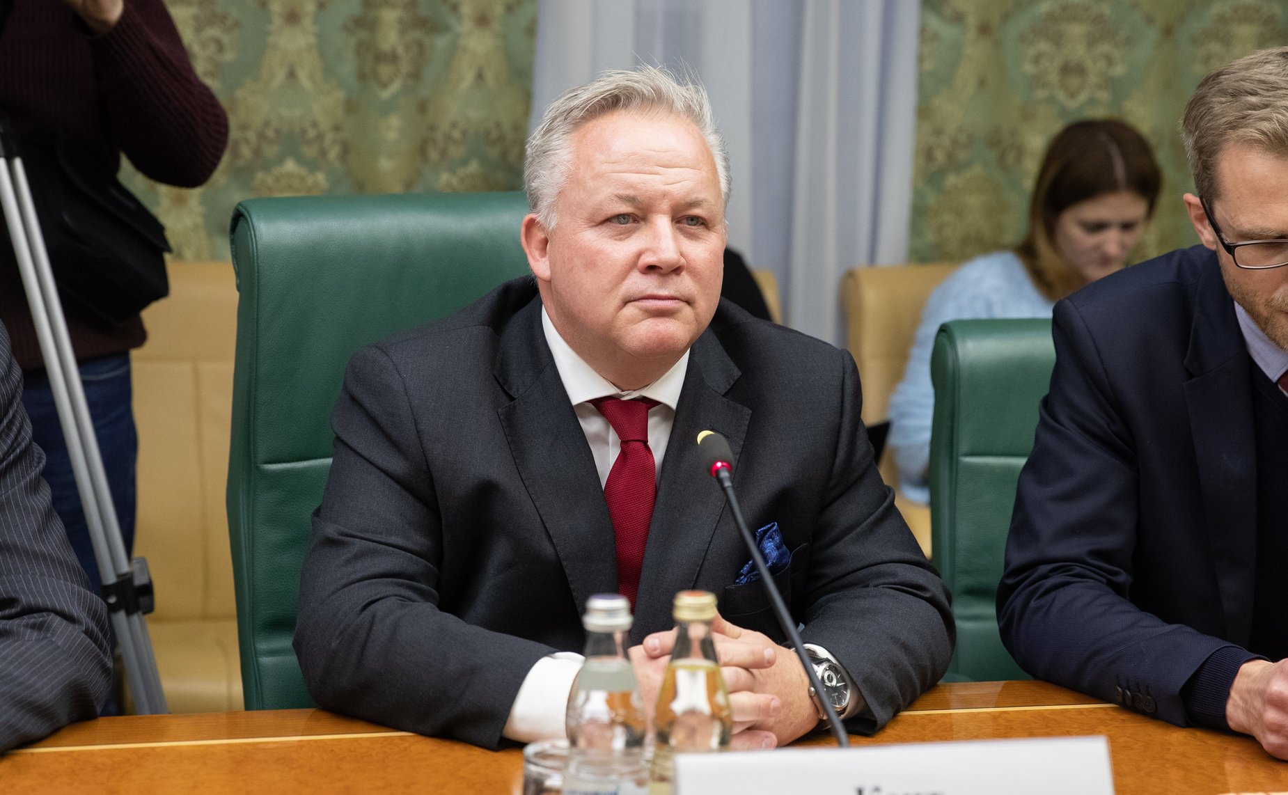 Встреча К. Косачева со специальным представителем Швеции по вопросам урегулирования ситуации на Корейском полуострове К. Херстедтом