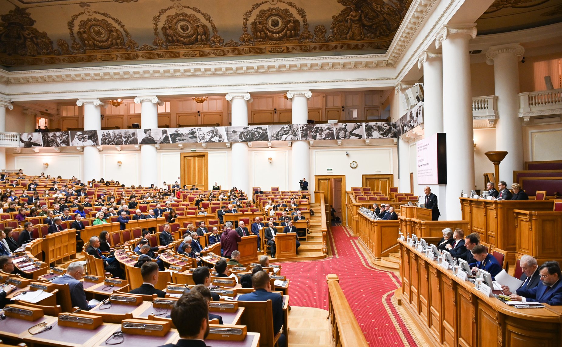 Пленарное заседание международной конференции «Великая Отечественная война в коллективной памяти народов Содружества: к 80-летию Победы»