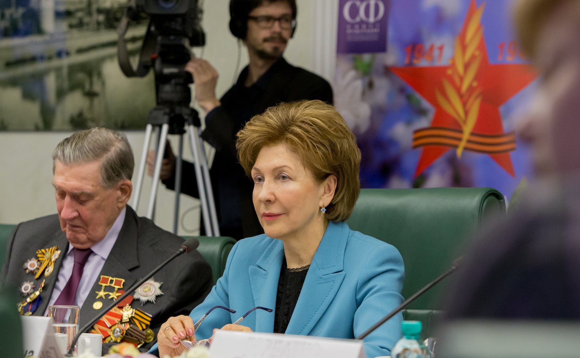 Телемост городов-героев о подготовке к празднованию 70-й годовщины Победы