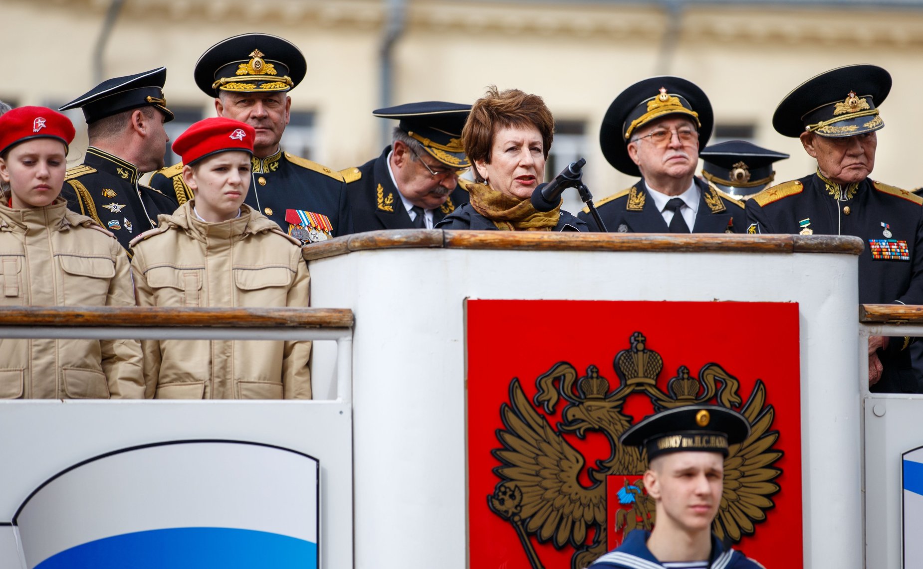 Екатерина Алтабаева приняла участие в торжествах по случаю 85-летия Черноморского высшего военно-морского ордена Красной звезды училища им. П. С. Нахимова