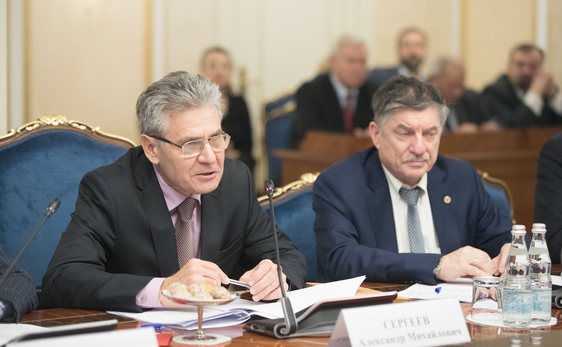 Встреча членов Совета Федерации с руководством Российской академии наук