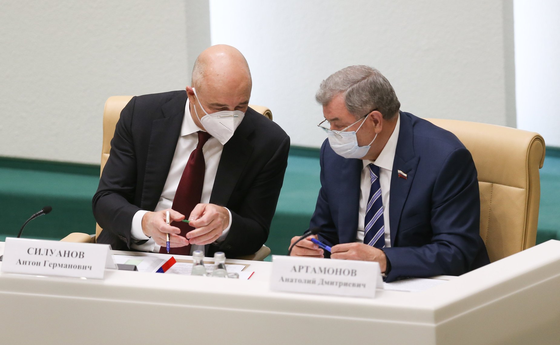 Антон Силуанов и Анатолий Артамонов