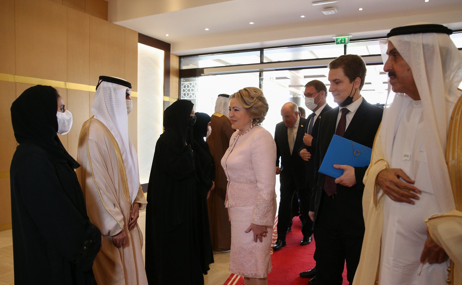 Встреча Председателя СФ Валентины Матвиенко с Председателем Федерального национального совета ОАЭ