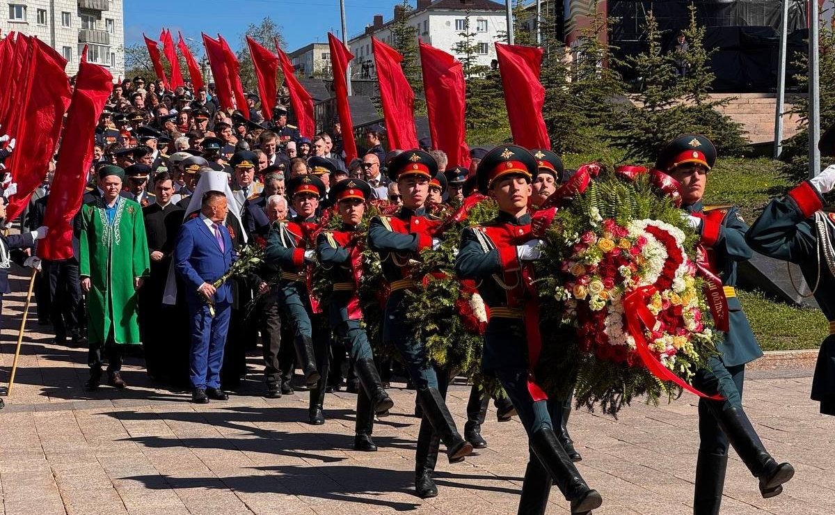 Айрат Гибатдинов принял участие в торжественных мероприятиях, посвящённых 81-й годовщине Победы в Великой Отечественной войне
